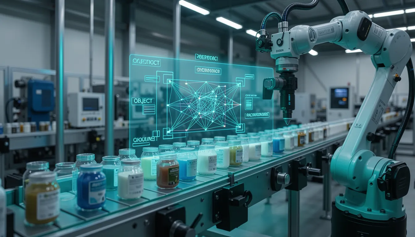 Computer-Vision-System prüft Produkte auf einem Fließband