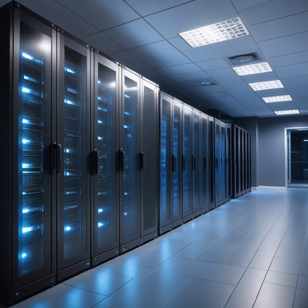 Selbst-gehostete KI-Infrastruktur im Serverraum eines Unternehmens
