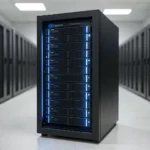 Kompakter GPU-Server im Rechenzentrum als Symbol fuer quantisierte KI-Modelle