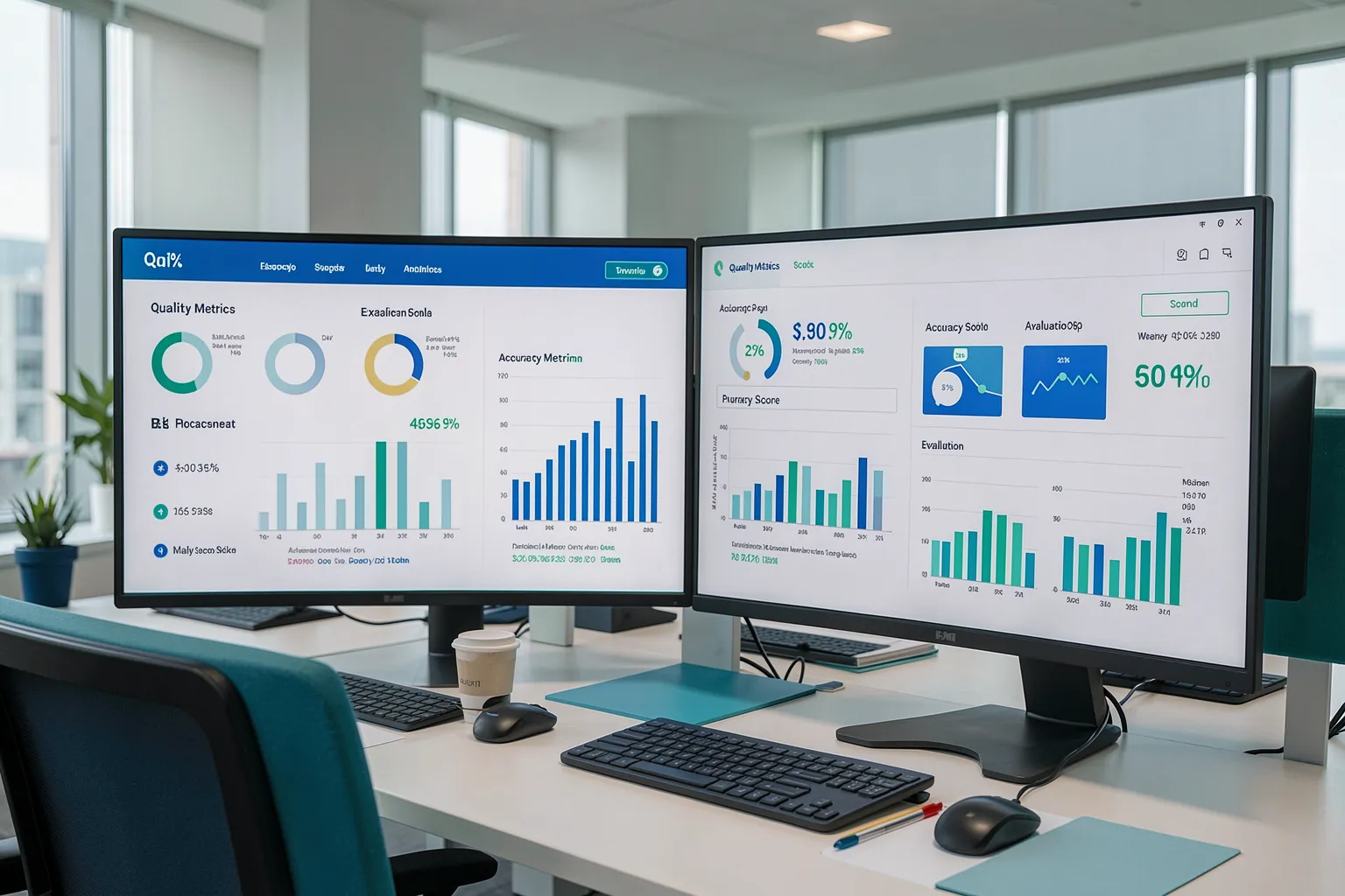 Enterprise-Dashboard zur Evaluation und Qualitätsmessung von KI-Antworten