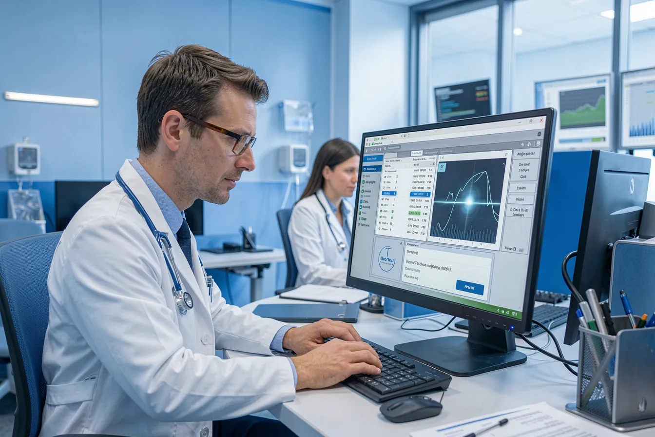 Sicheres On-Premise-Rechenzentrum fuer souveraene KI